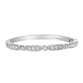 14K White Gold Vintage-Style Diamond Eternity Band (1.00 ct tw)